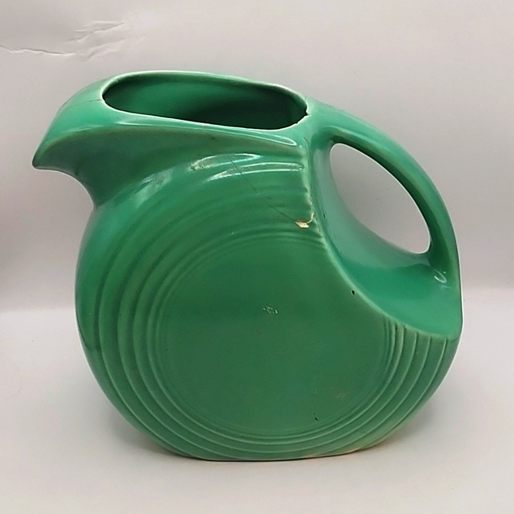 Vintage fiesta Original Light Green Water Pitcher (Damage)